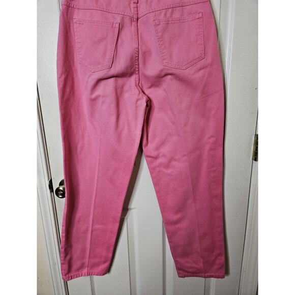 Vintage 90s  Bill Blass High Rise Womens Jeans Stretch Pink Size 12x30 - Picture 7 of 8